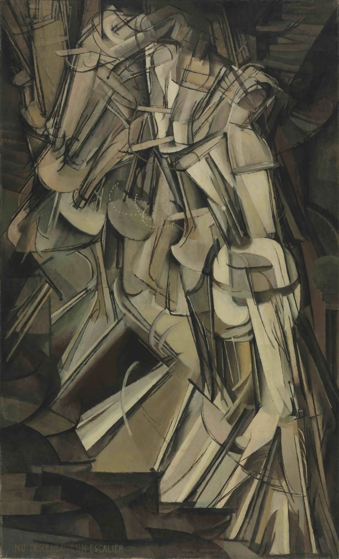 Marcel Duchamp, Nu descendant un escalier no 2, 1912